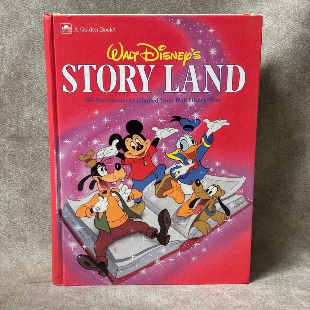 Walt Disney's STORY LAND 55 Favorite Stories 1987 Vintage Golden Book HARDCOVER
